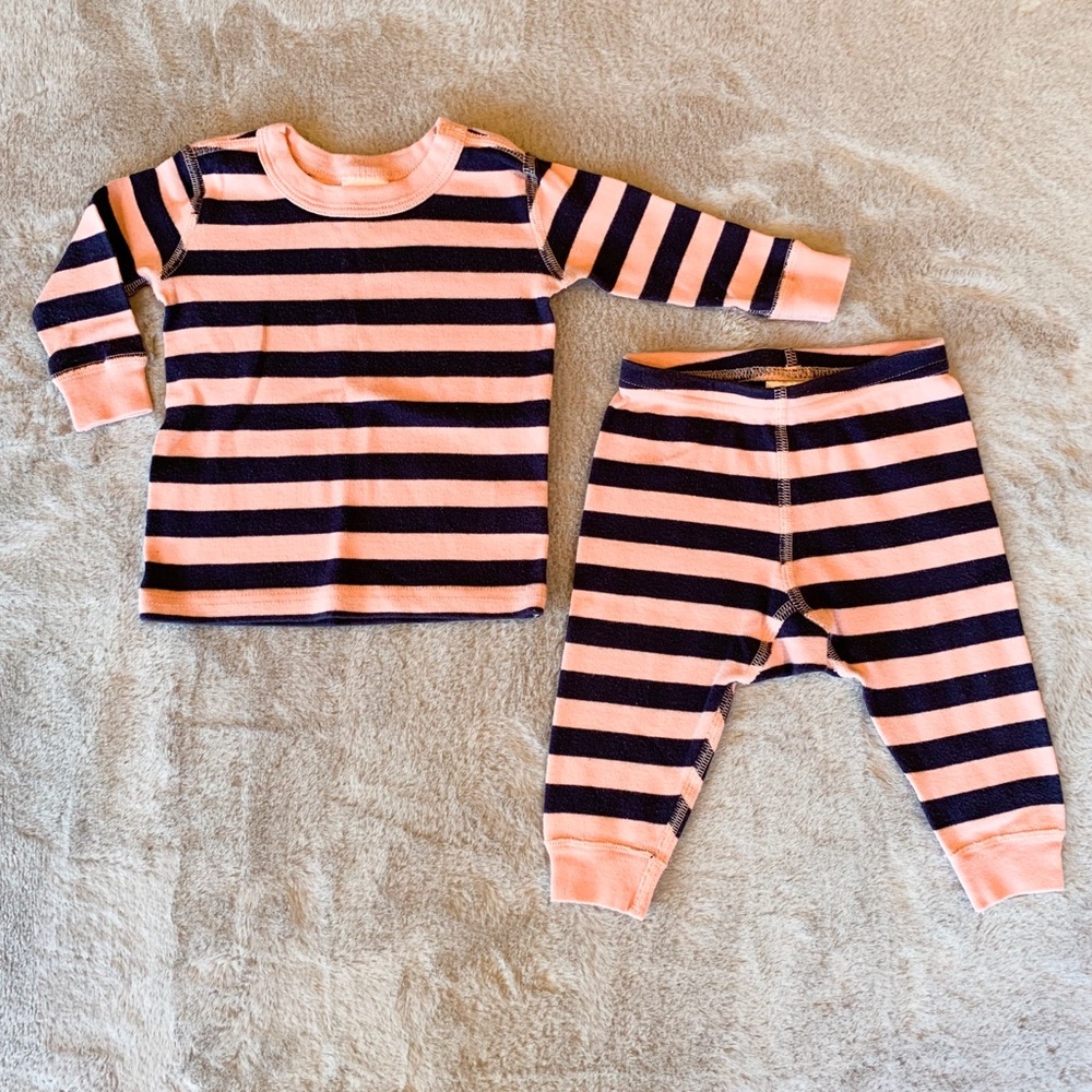 Hanna Andersson Baby Girl Organic Pajamas 6-9M